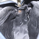 Salvatore Ferragamo Vala Shoulder Bag Patent leather Black Gold Auth bs23082-20