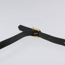 Salvatore Ferragamo Vala Shoulder Bag Patent leather Black Gold Auth bs23082-8