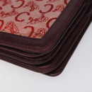 CELINE C Sulky Shoulder Bag Red Gold Auth bs23084-15