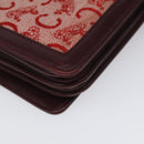 CELINE C Sulky Shoulder Bag Red Gold Auth bs23084-16