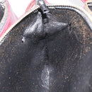 CELINE C Sulky Shoulder Bag Red Gold Auth bs23084-20