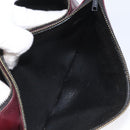 CELINE C Sulky Shoulder Bag Red Gold Auth bs23084-21