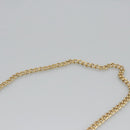 Salvatore Ferragamo Chain Gancini Shoulder Bag Leather Brown Gold Auth bs23090-14