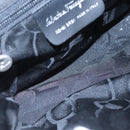 Salvatore Ferragamo Shoulder Bag Leather Brown Silver Auth bs23091-11