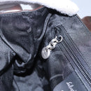 Salvatore Ferragamo Shoulder Bag Leather Brown Silver Auth bs23091-19