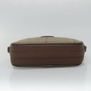 Burberrys Nova Check Shoulder Bag Canvas Leather Brown Gold Auth bs23092-5