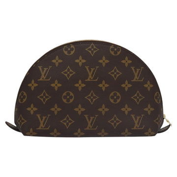 LOUIS VUITTON Monogram Trousse Demi Ronde Cosmetic Pouch M47520 LV Auth bs23103 - 0