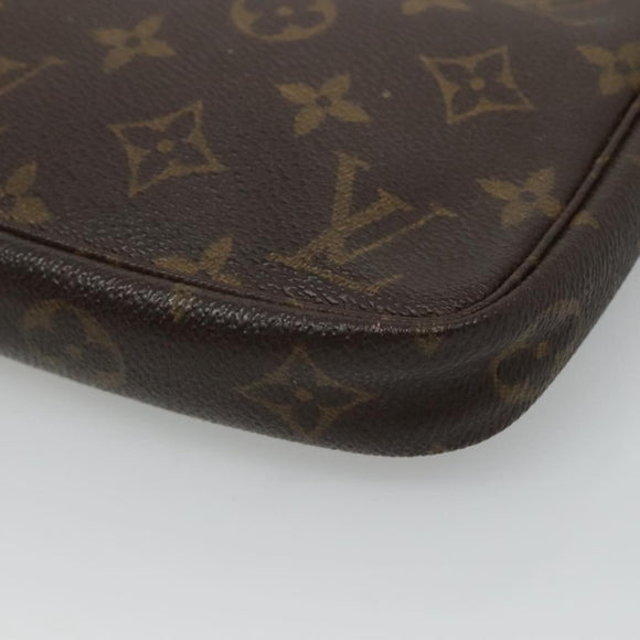 LOUIS VUITTON Monogram Pochette Accessoires Pouch M51980 LV Auth bs23104