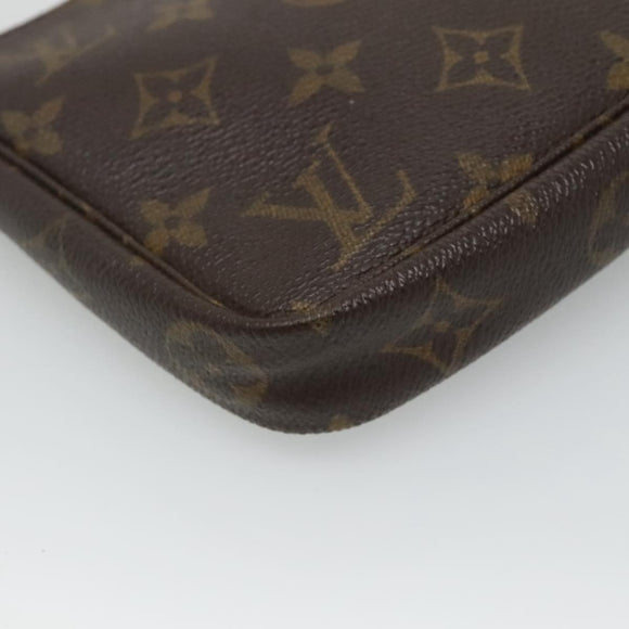 LOUIS VUITTON Monogram Pochette Accessoires Pouch M51980 LV Auth bs23104