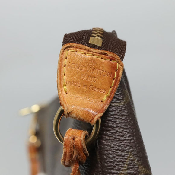 LOUIS VUITTON Monogram Pochette Accessoires Pouch M51980 LV Auth bs23104