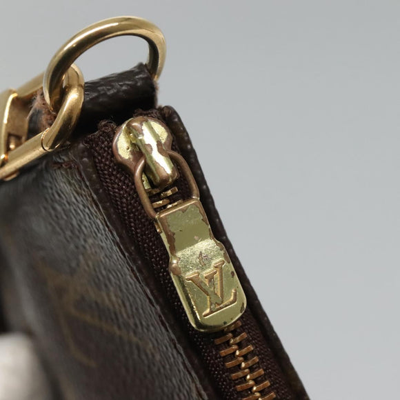 LOUIS VUITTON Monogram Pochette Accessoires Pouch M51980 LV Auth bs23104