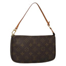 LOUIS VUITTON Monogram Pochette Accessoires Pouch M51980 LV Auth bs23104-1