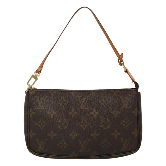 LOUIS VUITTON Monogram Pochette Accessoires Pouch M51980 LV Auth bs23104