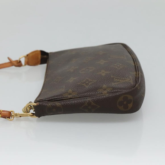 LOUIS VUITTON Monogram Pochette Accessoires Pouch M51980 LV Auth bs23104
