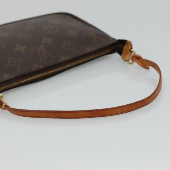 LOUIS VUITTON Monogram Pochette Accessoires Pouch M51980 LV Auth bs23104