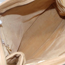 CHANEL Matelasse Shoulder Bag Lamb Skin Beige Gold CC Auth bs23120-11