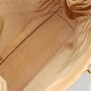 CHANEL Matelasse Shoulder Bag Lamb Skin Beige Gold CC Auth bs23120-22