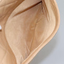 CHANEL Matelasse Shoulder Bag Lamb Skin Beige Gold CC Auth bs23120-24