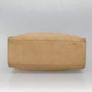 CHANEL Matelasse Shoulder Bag Lamb Skin Beige Gold CC Auth bs23120-5