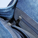 CHANEL Hand Bag Denim Blue CC Auth bs23137-22