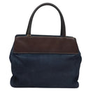 CHANEL Hand Bag Denim Blue CC Auth bs23137-3