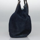 CHANEL Hand Bag Denim Blue CC Auth bs23137-5