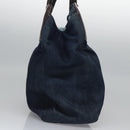 CHANEL Hand Bag Denim Blue CC Auth bs23137-6