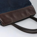 CHANEL Hand Bag Denim Blue CC Auth bs23137-7