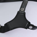 DOLCE&GABBANA Leopard Waist Bag Canvas Green Black Auth bs23142-18