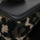 DOLCE&GABBANA Leopard Waist Bag Canvas Green Black Auth bs23142-28