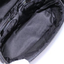 DOLCE&GABBANA Leopard Waist Bag Canvas Green Black Auth bs23142-11