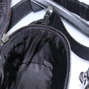 DOLCE&GABBANA Leopard Waist Bag Canvas Green Black Auth bs23142-39