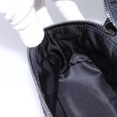 DOLCE&GABBANA Leopard Waist Bag Canvas Green Black Auth bs23142-40