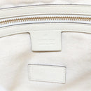 GUCCI Tote Bag Canvas Leather White Blue Auth bs23144-15