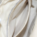 GUCCI Tote Bag Canvas Leather White Blue Auth bs23144-19