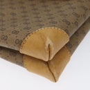 GUCCI Micro GG Canvas Shoulder Bag PVC Leather Beige Auth bs23145-10