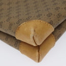 GUCCI Micro GG Canvas Shoulder Bag PVC Leather Beige Auth bs23145-13