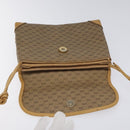 GUCCI Micro GG Canvas Shoulder Bag PVC Leather Beige Auth bs23145-10