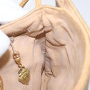 GUCCI Micro GG Canvas Shoulder Bag PVC Leather Beige Auth bs23145-19