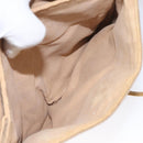 GUCCI Micro GG Canvas Shoulder Bag PVC Leather Beige Auth bs23145-21