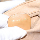 GUCCI Micro GG Canvas Shoulder Bag PVC Leather Beige Auth bs23145-22