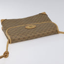 GUCCI Micro GG Canvas Shoulder Bag PVC Leather Beige Auth bs23145-6