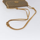 GUCCI Micro GG Canvas Shoulder Bag PVC Leather Beige Auth bs23145-7