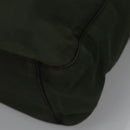 PRADA Hand Bag Nylon Green Silver Auth bs23150-16
