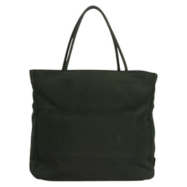 PRADA Hand Bag Nylon Green Silver Auth bs23150 - 0