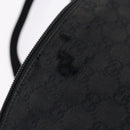 GUCCI GG Canvas Shoulder Bag Black 145857 Auth bs23151-10