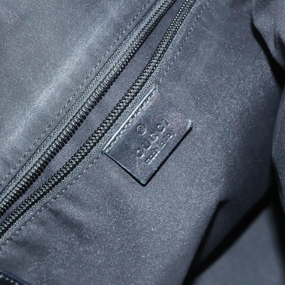 GUCCI GG Canvas Shoulder Bag Black 145857 Auth bs23151