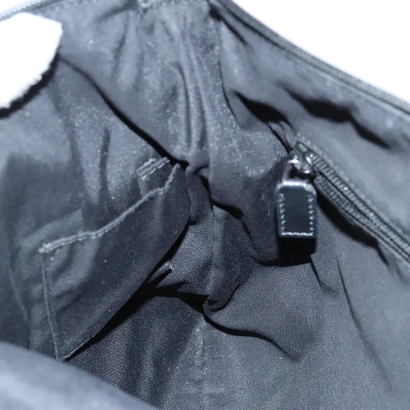 GUCCI GG Canvas Shoulder Bag Black 145857 Auth bs23151