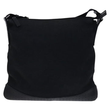 GUCCI GG Canvas Shoulder Bag Black 145857 Auth bs23151 - 0