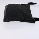 GUCCI GG Canvas Shoulder Bag Black 145857 Auth bs23151-3